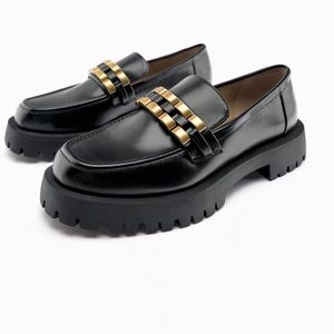 COPY - Zara embellished lug sole loafers size 39UK/8US NWT
